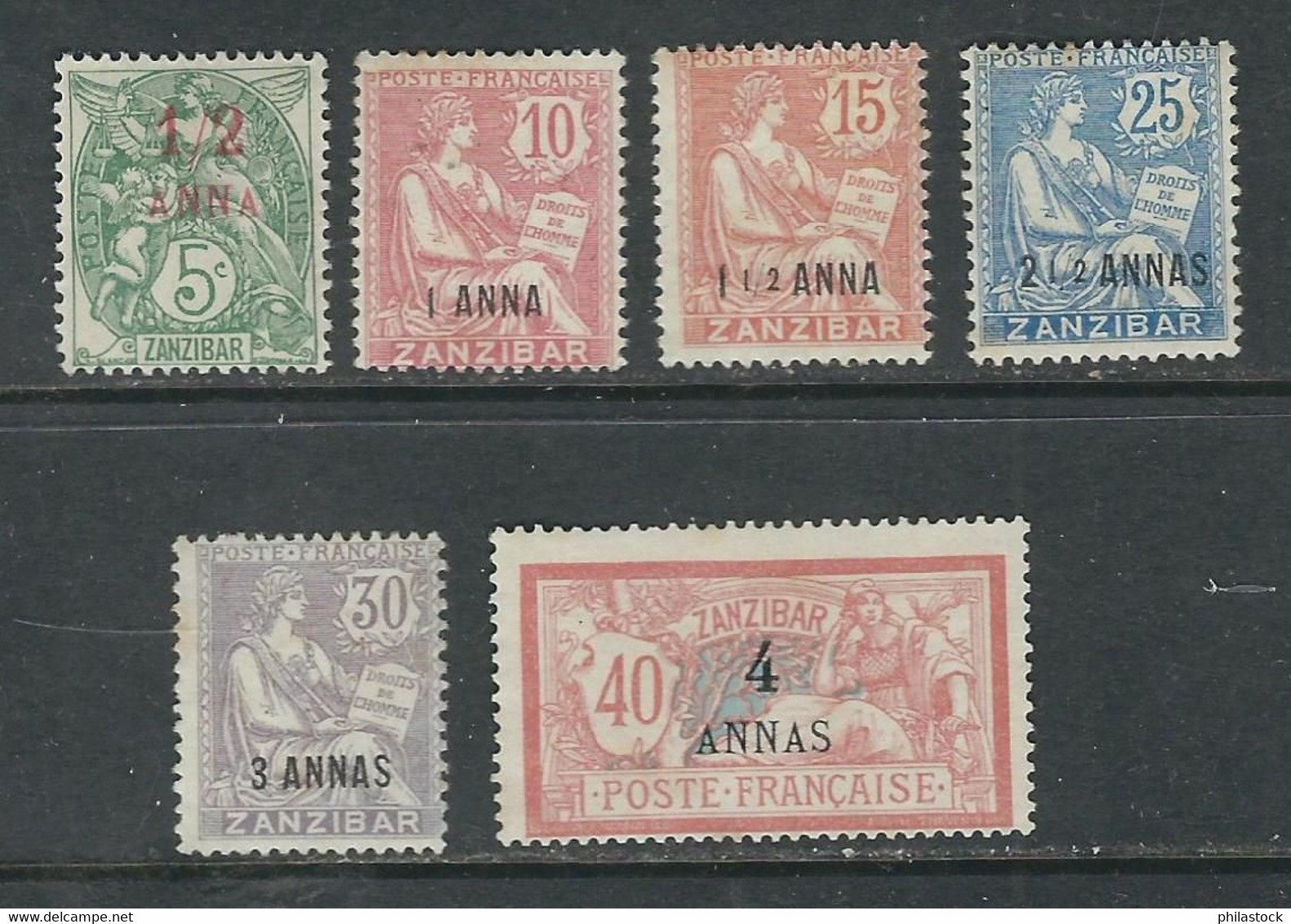 ZANZIBAR   N° Entre 47 & 53 * - Unused Stamps