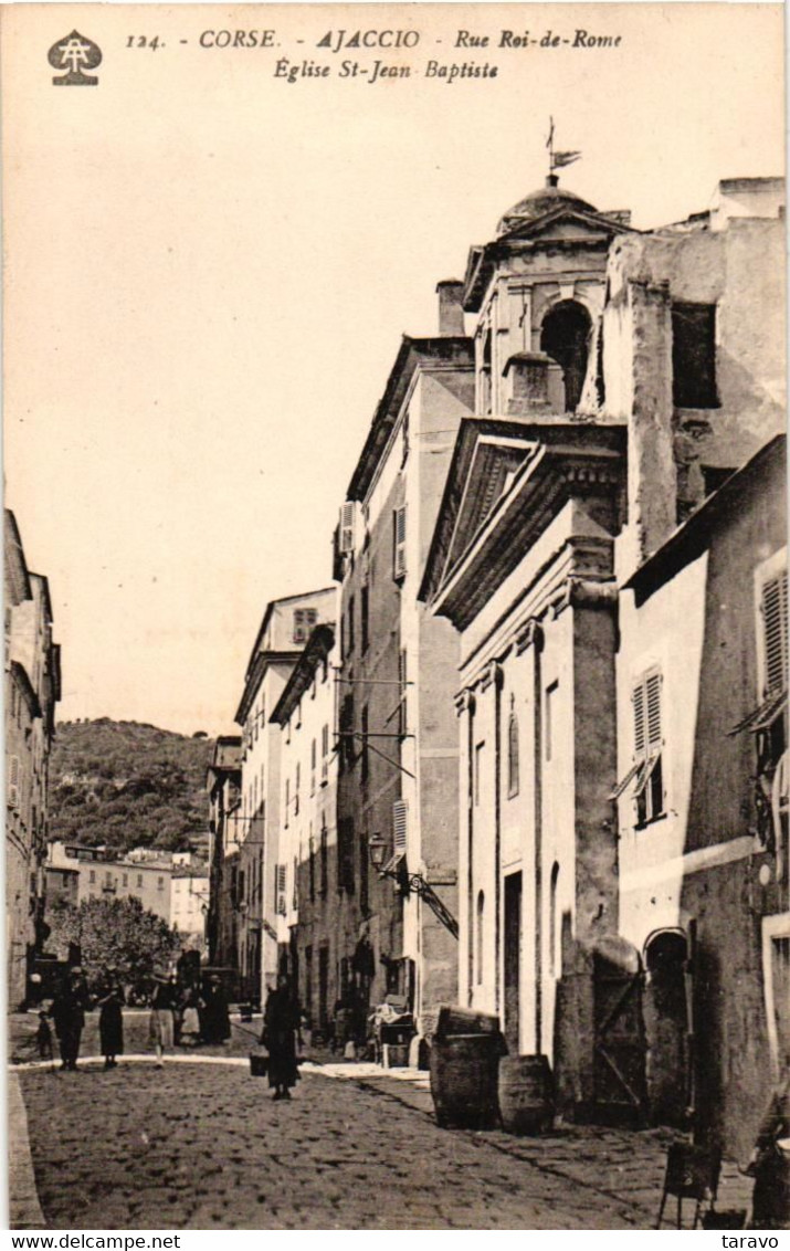 CORSE - AJACCIO - Eglise -- Rue Du Roi De Rome - Animation - Ajaccio