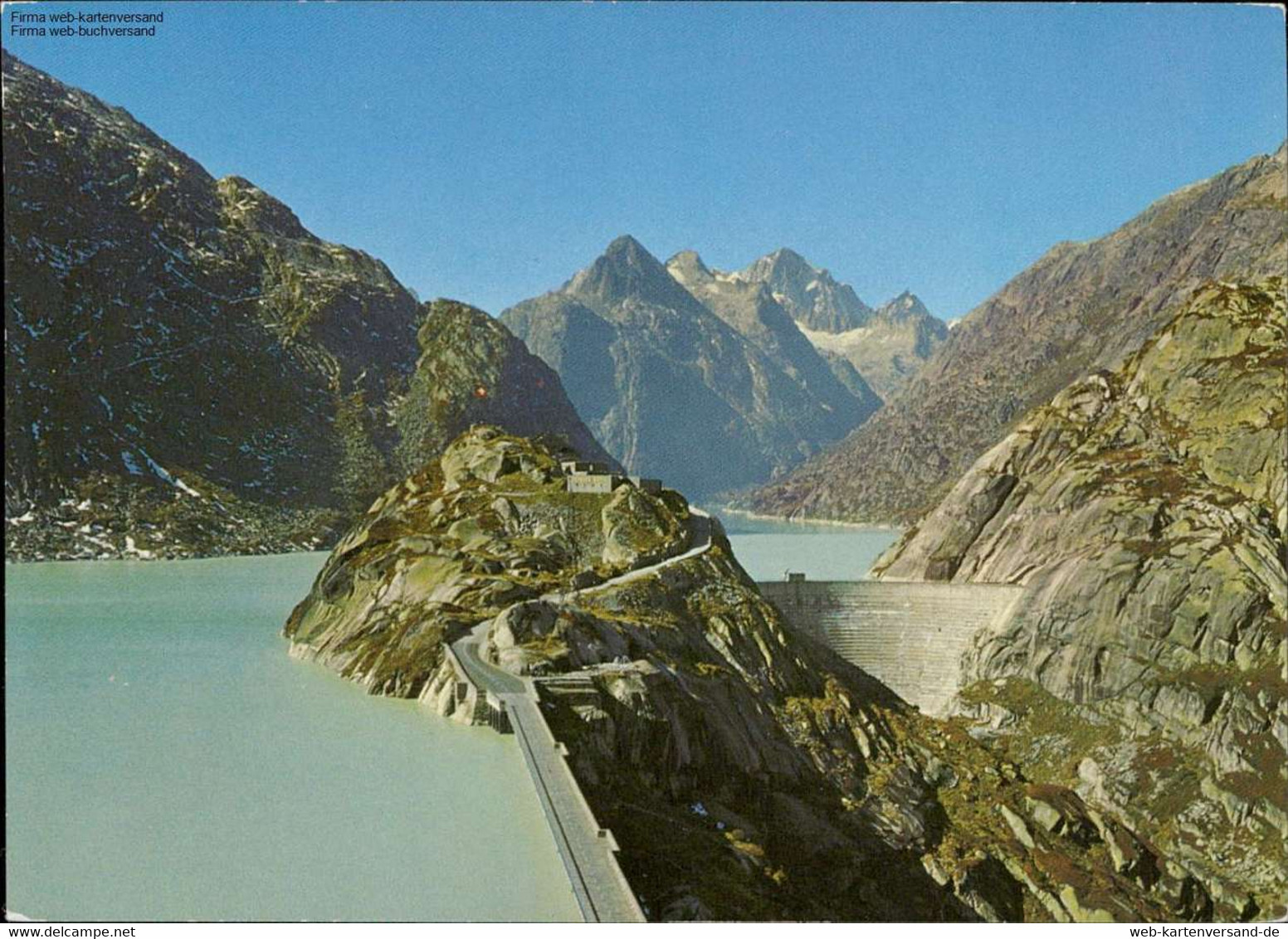 1108835 Grimsel-Hospiz, Stausee Grimsel Mit Finsteraarhorn 4273 M - Guttannen - Guttannen