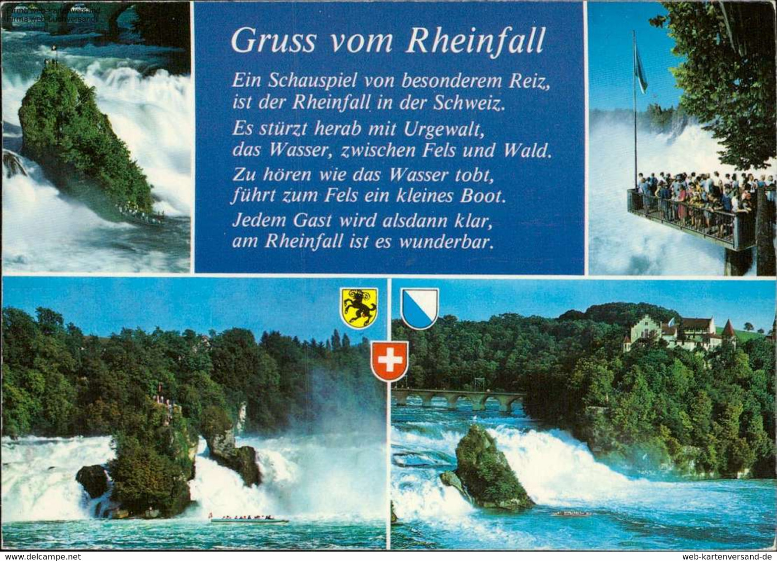 1108788 Rheinfall Bei Schaffhausen Mehrbildkarte - Hausen Am Albis 