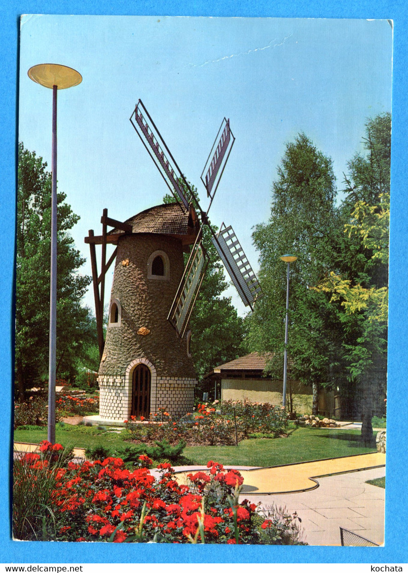 NOV043, Muhle, Mill, Moulin, Biel, Bienne, Café Florida, G. Maurer, GF, Circulée 1972 - Bienne