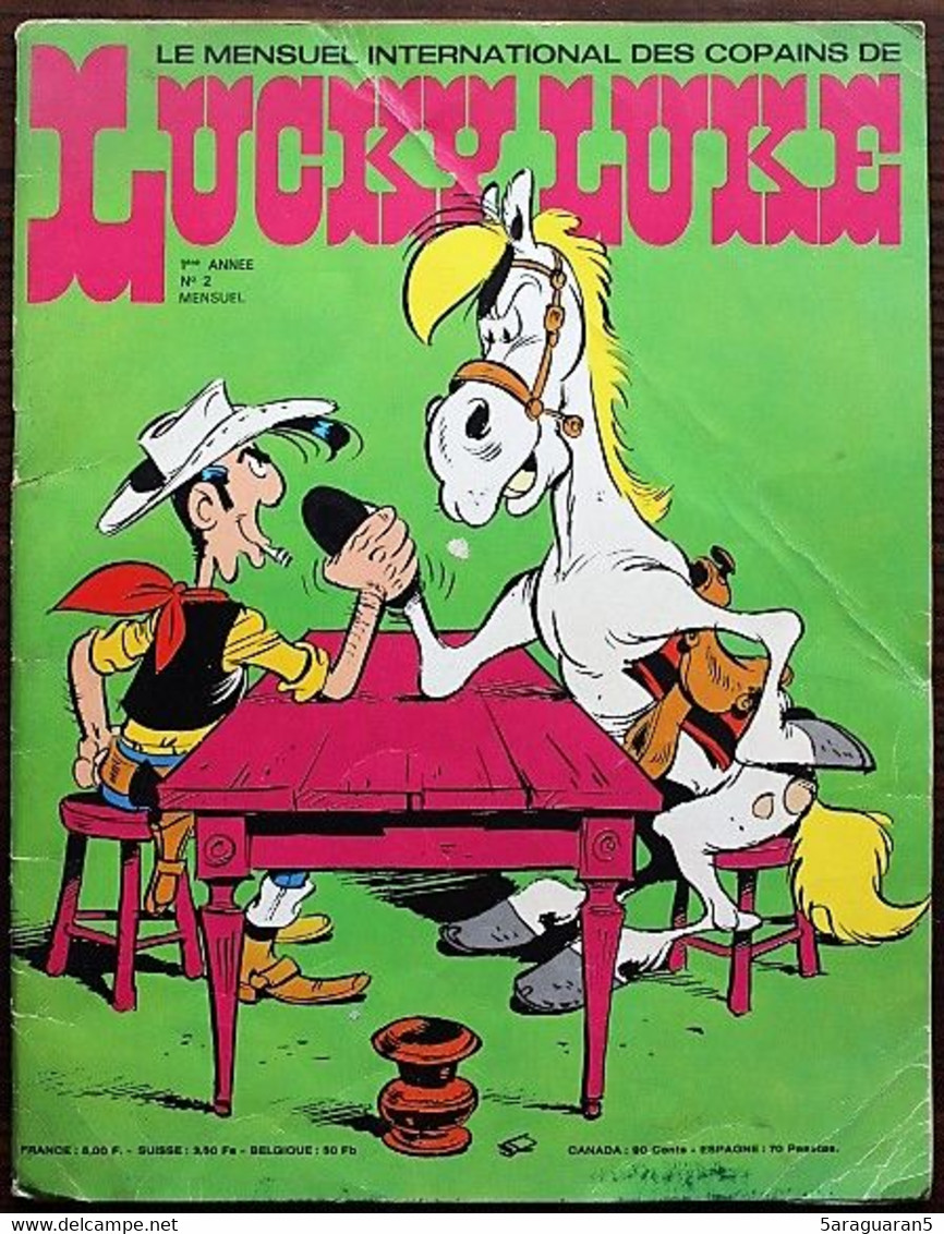 BD MAGAZINE LUCKY LUKE - 2 - Avril 1974 - Lucky Luke