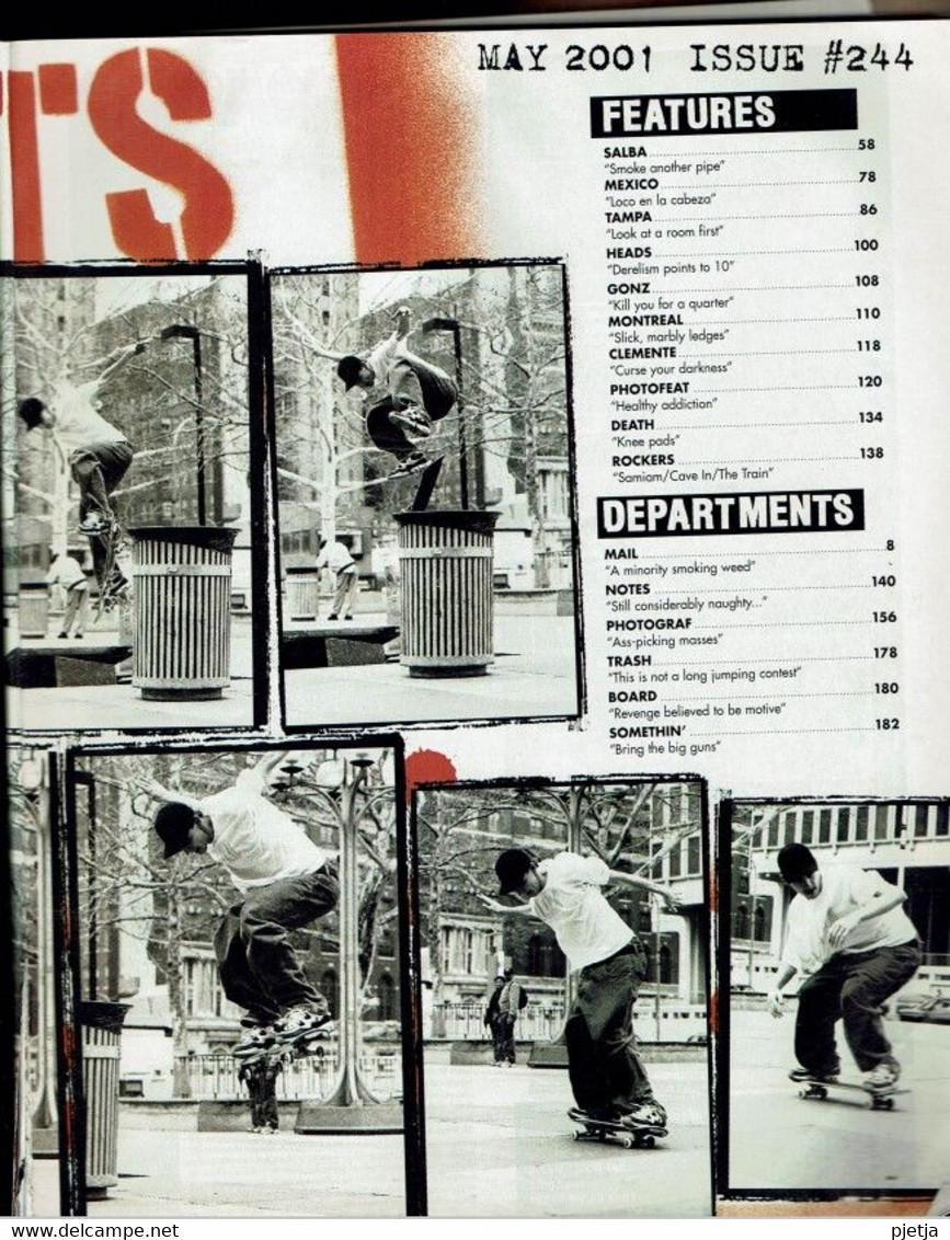 Thrasher - Skateboard Magazine May 2001 - Sports