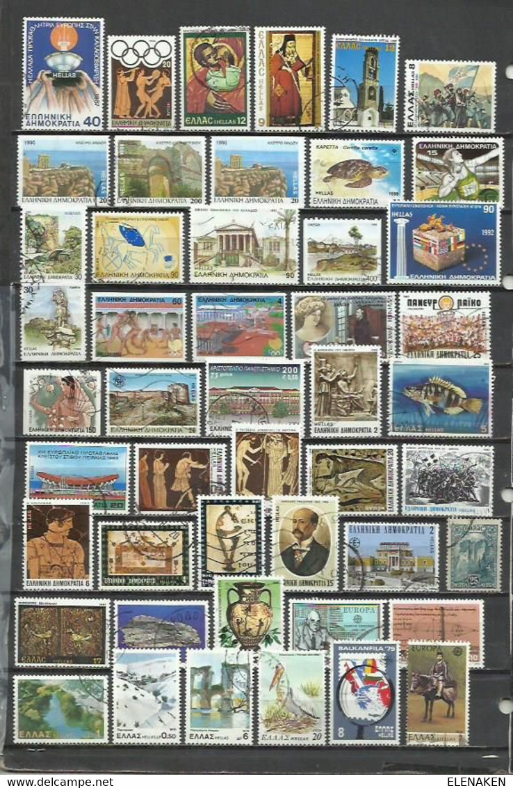 G395B-LOTE SELLOS GRECIA SIN TASAR,SIN REPETIDOS,ESCASOS. -GREECE STAMPS LOT WITHOUT PRICING WITHOUT REPEATED. -GRIECHEN - Sammlungen