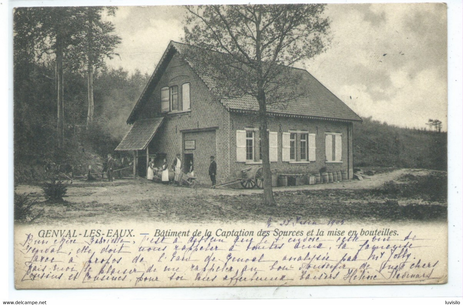 Genval Bâtiment De La Captation Des Sources Et La Mise En Bouteilles - Rixensart