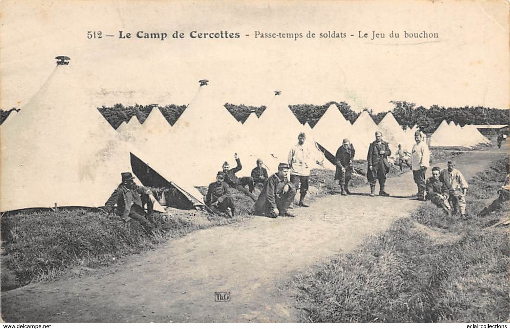 Camp De Cercottes         45     Le Jeu Du Bouchon           (voir Scan) - Sonstige & Ohne Zuordnung