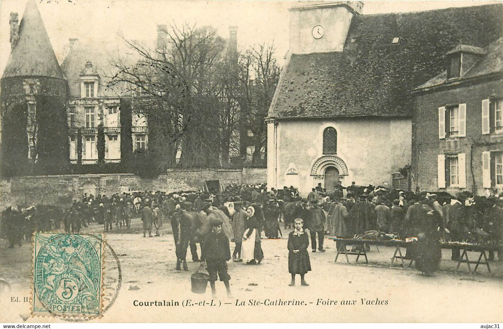 Dép 28 - Courtalain - La Sainte Catherine - Foire Aux Vaches - Bon état Général - Courtalain