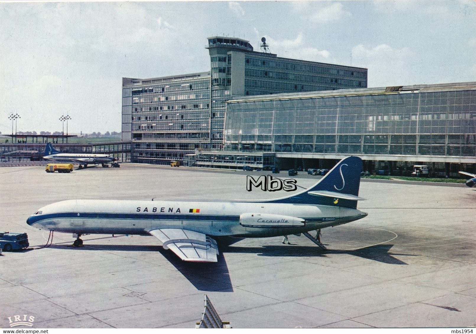 Luchthaven Brussel-Nationaal / Het Luchthavengebouw En Caravelle Sabena 1968 - Zaventem