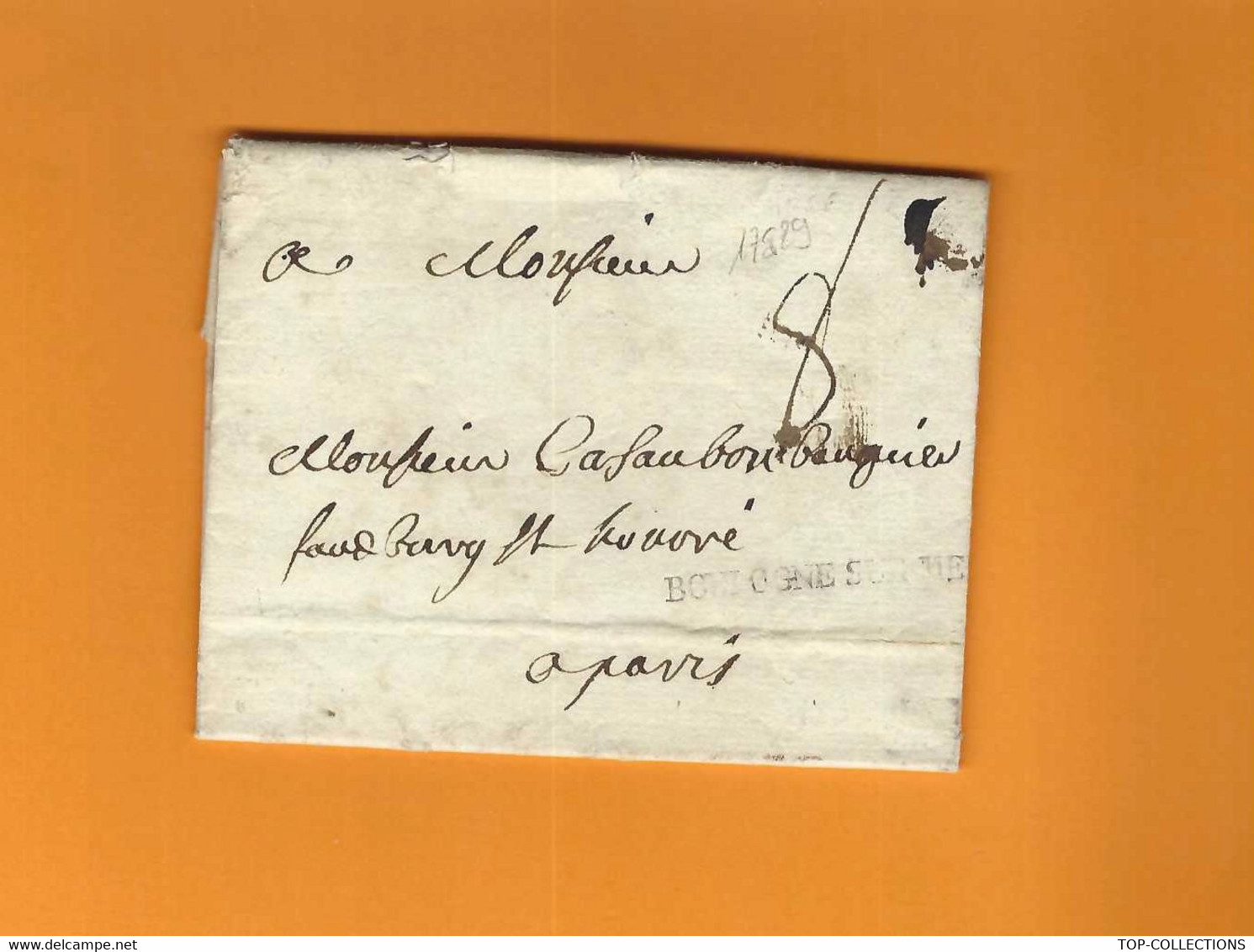 1766 LETTRE Signée Bellegarde En Relâche à Boulogne Sur Mer Pour Casaubon Banquier  Compagnie Des Indes à Paris & Cadix - ... - 1799