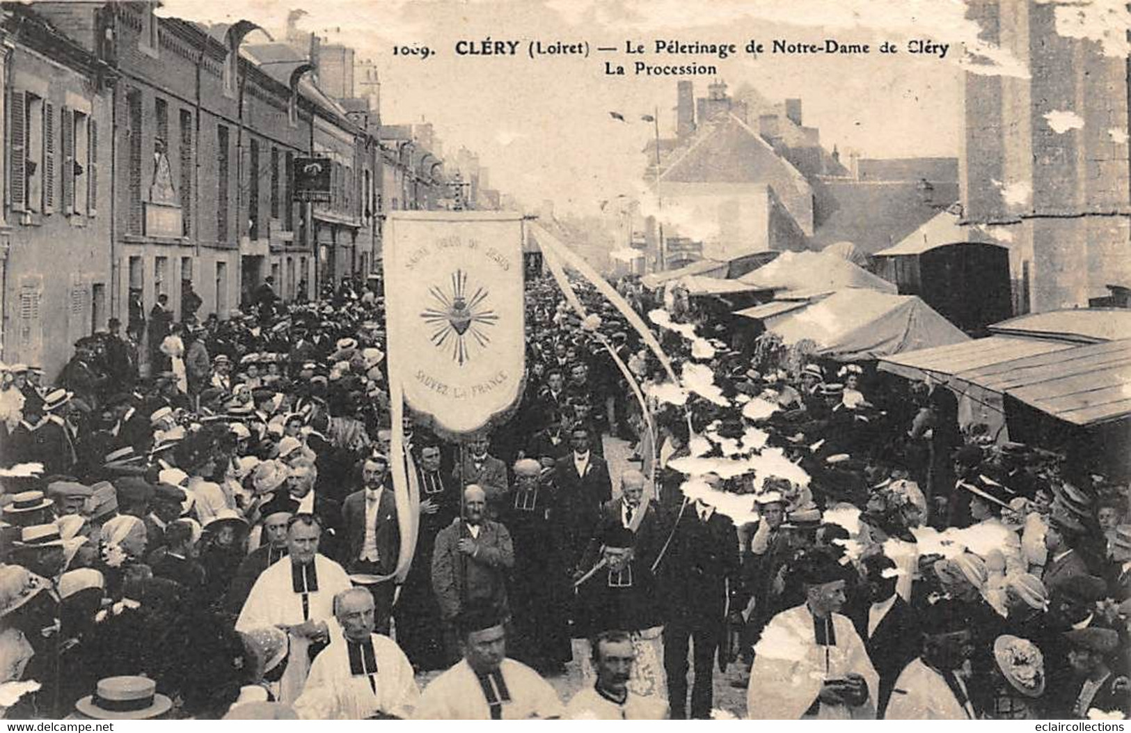 Cléry-Saint-André     45          Pèlerinage De Notre-Dame . La Procession   N° 1069   - Défaut -     (voir Scan) - Sonstige & Ohne Zuordnung