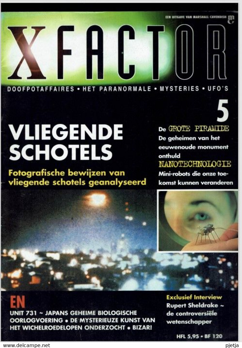 X Factor - Wetenschappelijk Tijdschrift Over Vreemde En Geheimzinnige Verschijnselen Of Onderzoekingen Nr 5 - Esoterismo