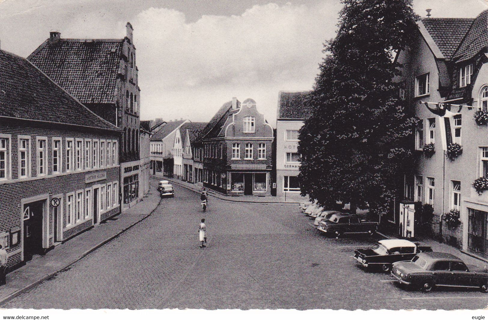 413/ Telgte, Am Markt, Oude Auto's - Telgte