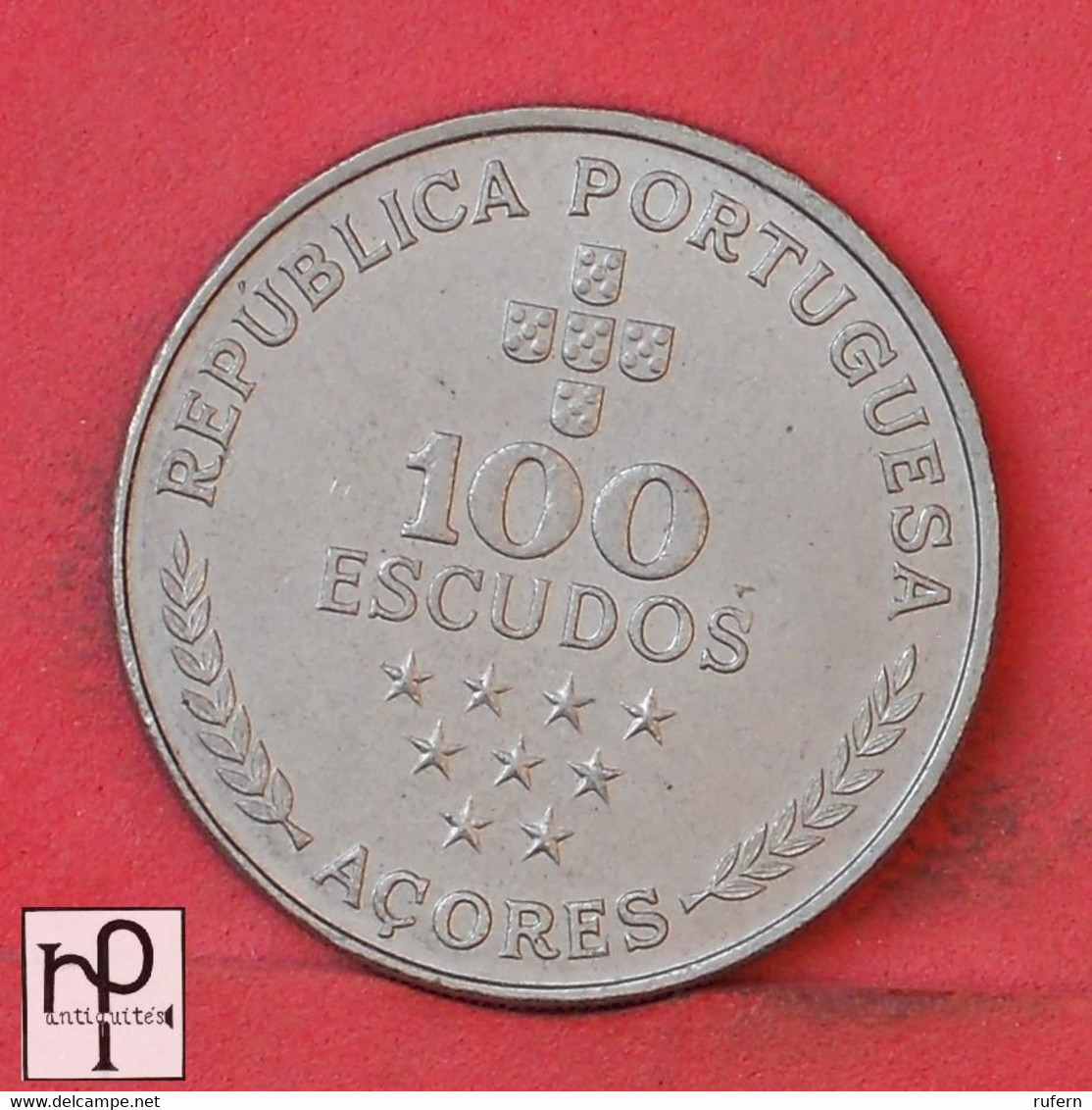AZORES 100 ESCUDOS 1980 -    KM# 44 - (Nº47074) - Azores
