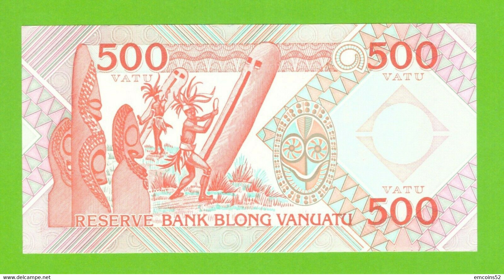 VANUATU 500 VATU 1993  P-5  UNC  AA - Vanuatu