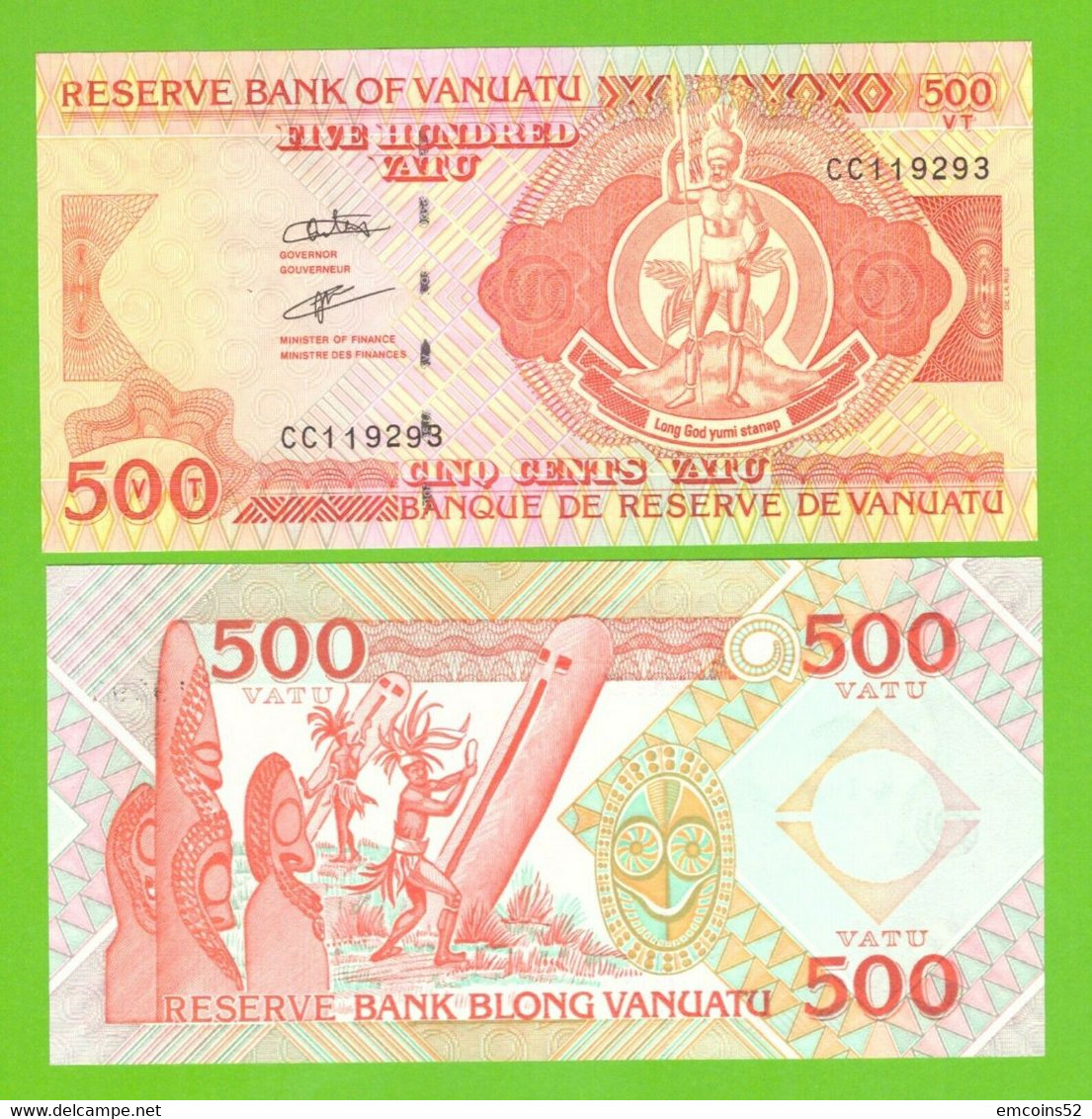 VANUATU 500 VATU 1993/2006  P-5c  UNC - Vanuatu