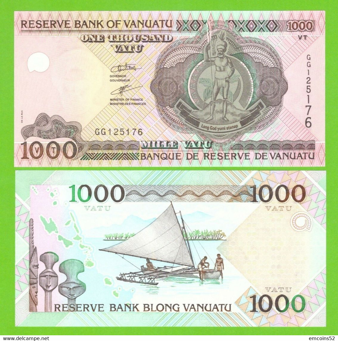 VANUATU 1000 VATU 2002  P-10b  UNC - Vanuatu