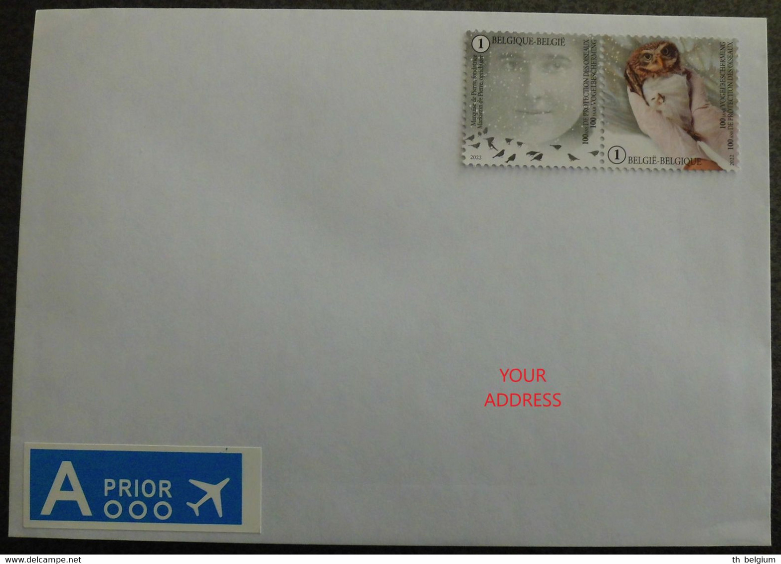 België Belgium 2022 - André Buzin WWF - Animals 100 Years Of Bird Protection - SPECIAL Offer: On Envelope - Ungebraucht