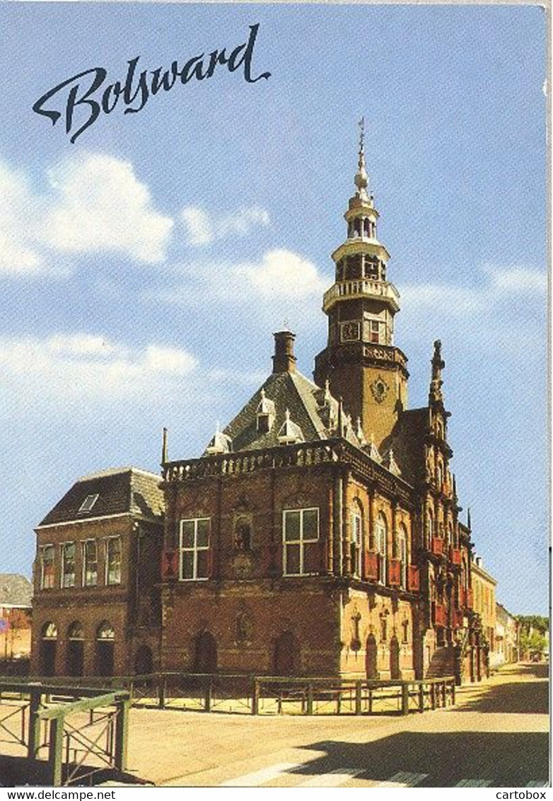 Bolsward   (met Stempel Filatelieloket) (Een Raster Op De Kaart Is Veroorzaakt Door Het Scannen) - Bolsward