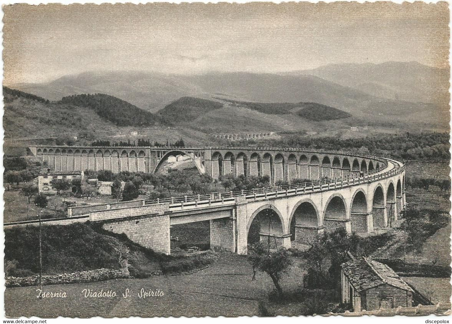 AB448 Isernia - Viadotto Santo Spirito - Panorama / Non Viaggiata - Isernia