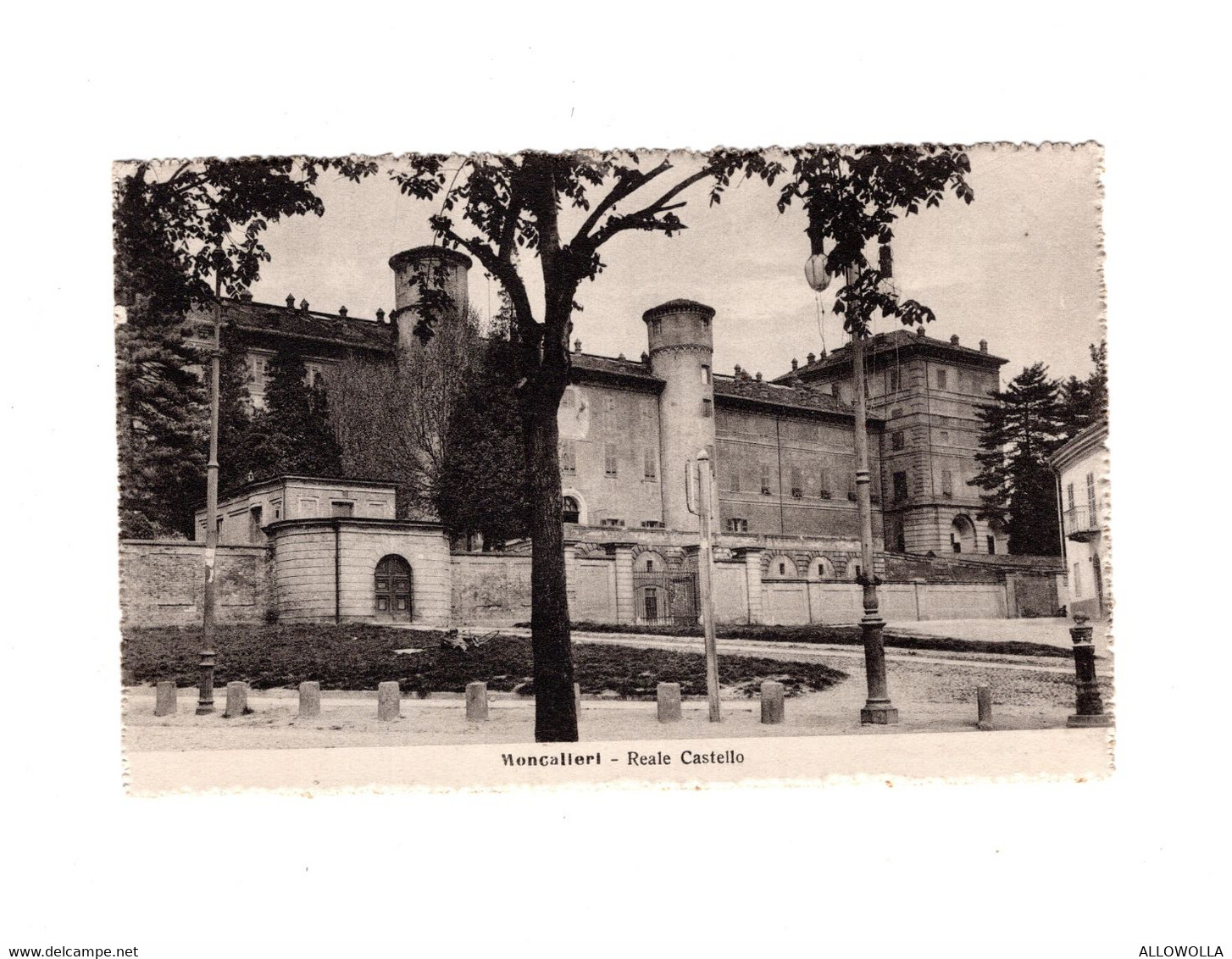 15385" MONCALIERI-REALE CASTELLO " VERA FOTO-CART. POSTALE NON SPEDITA - Moncalieri