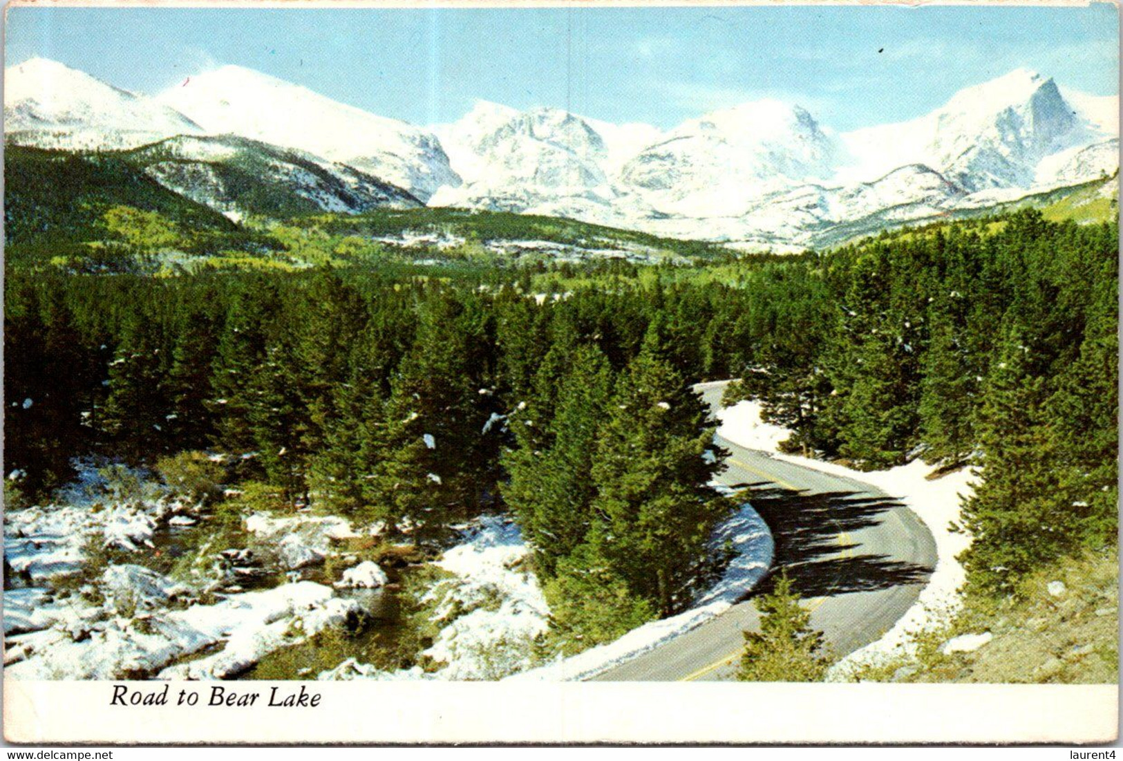 (3 F 13) USA - Road To Bear Lake In Rocky Mountains NP - Rocky Mountains