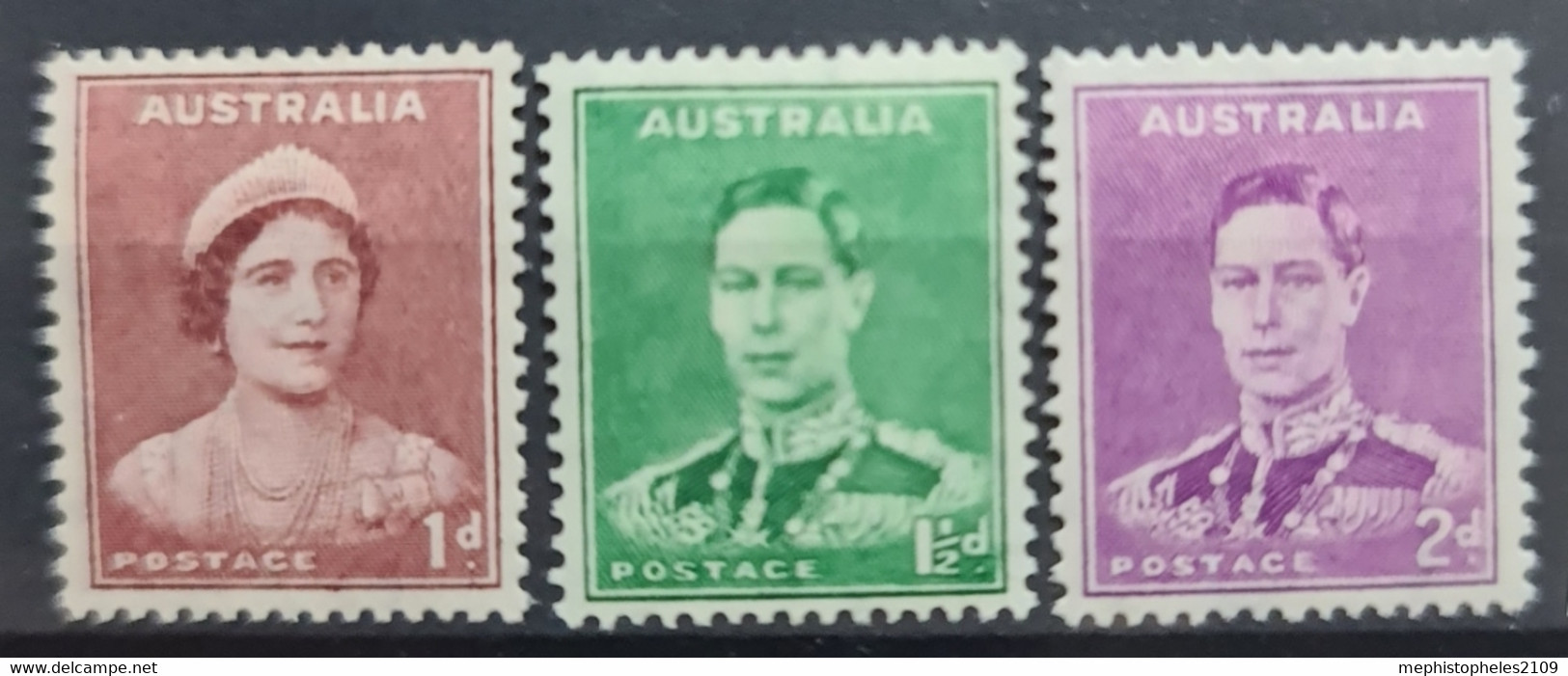 AUSTRALIA 1941 - MLH - Sc# 181, 181B, 182 - Ongebruikt