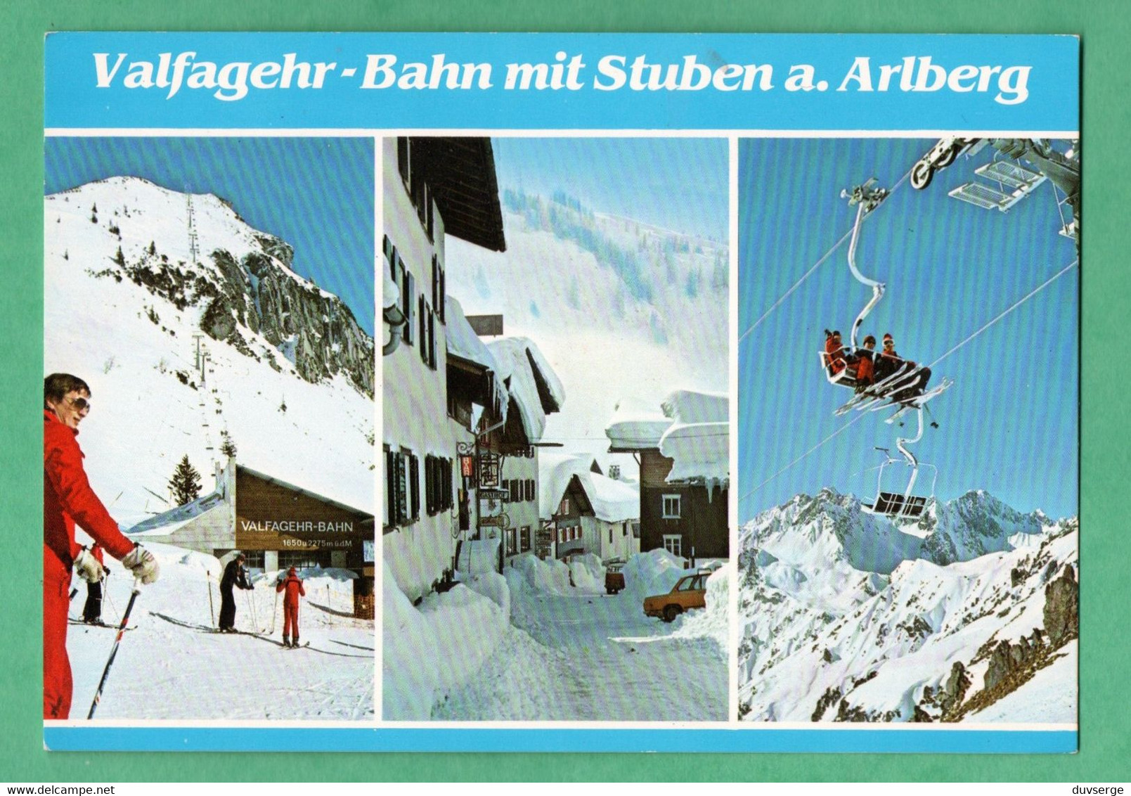 Autriche Austria Osterreich Stuben Am Arlberg Valfagehr Bahn - Stuben