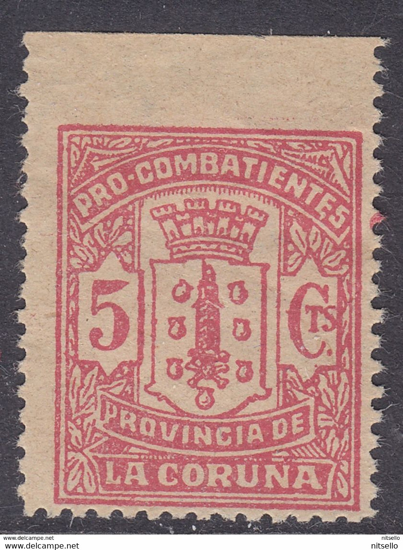 LOTE 2112  ///  (C070)  GUERRA CIVIL - LA CORUÑA Nº 16 CATALOGO FESOFI-SOFIMA - Republikanische Ausgaben