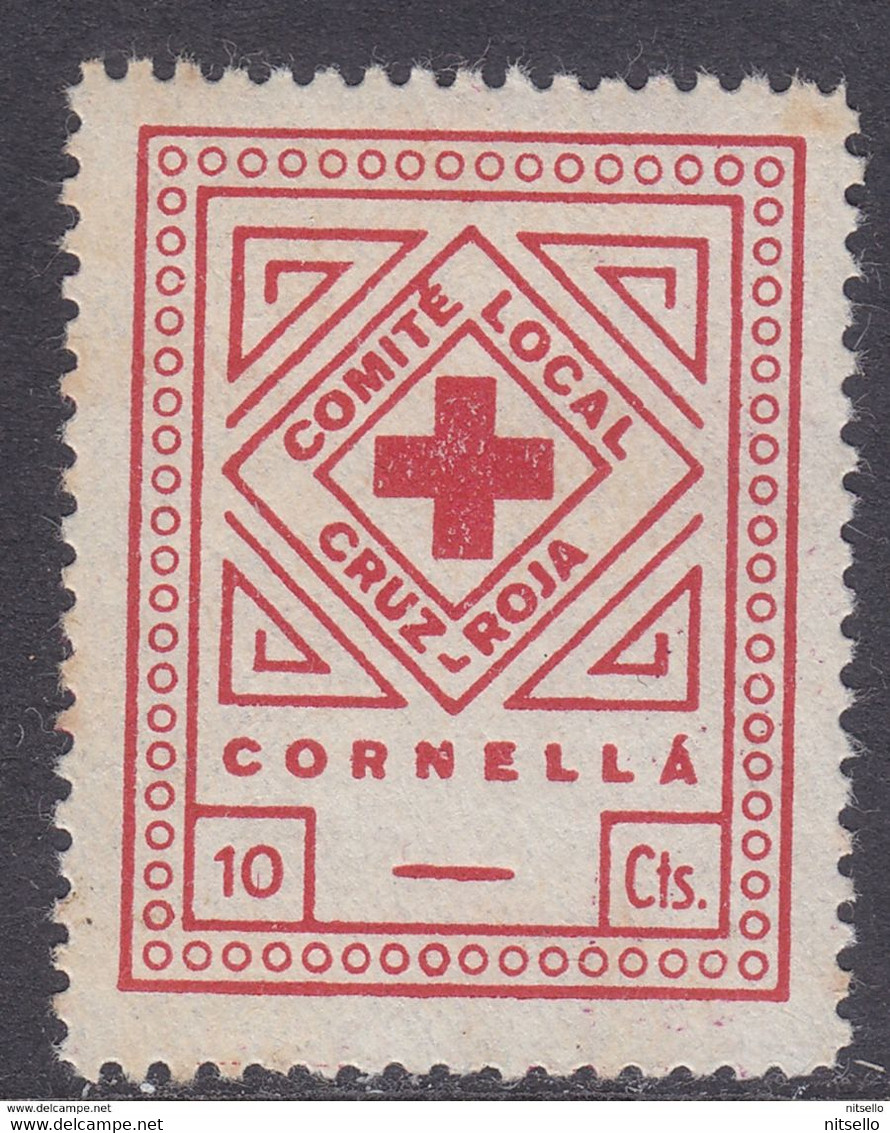 LOTE 2112   ///  (C100) VIÑETA REPUBLICANA CORNELLA (BARCELONA) Nº 10 FESOFI/SOFIMA **MNH - Republikanische Ausgaben