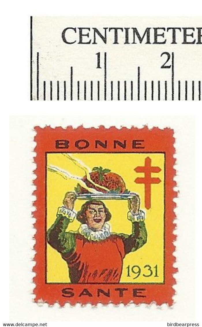 B67-17 CANADA Christmas Seal 1931 French MNH - Werbemarken (Vignetten)