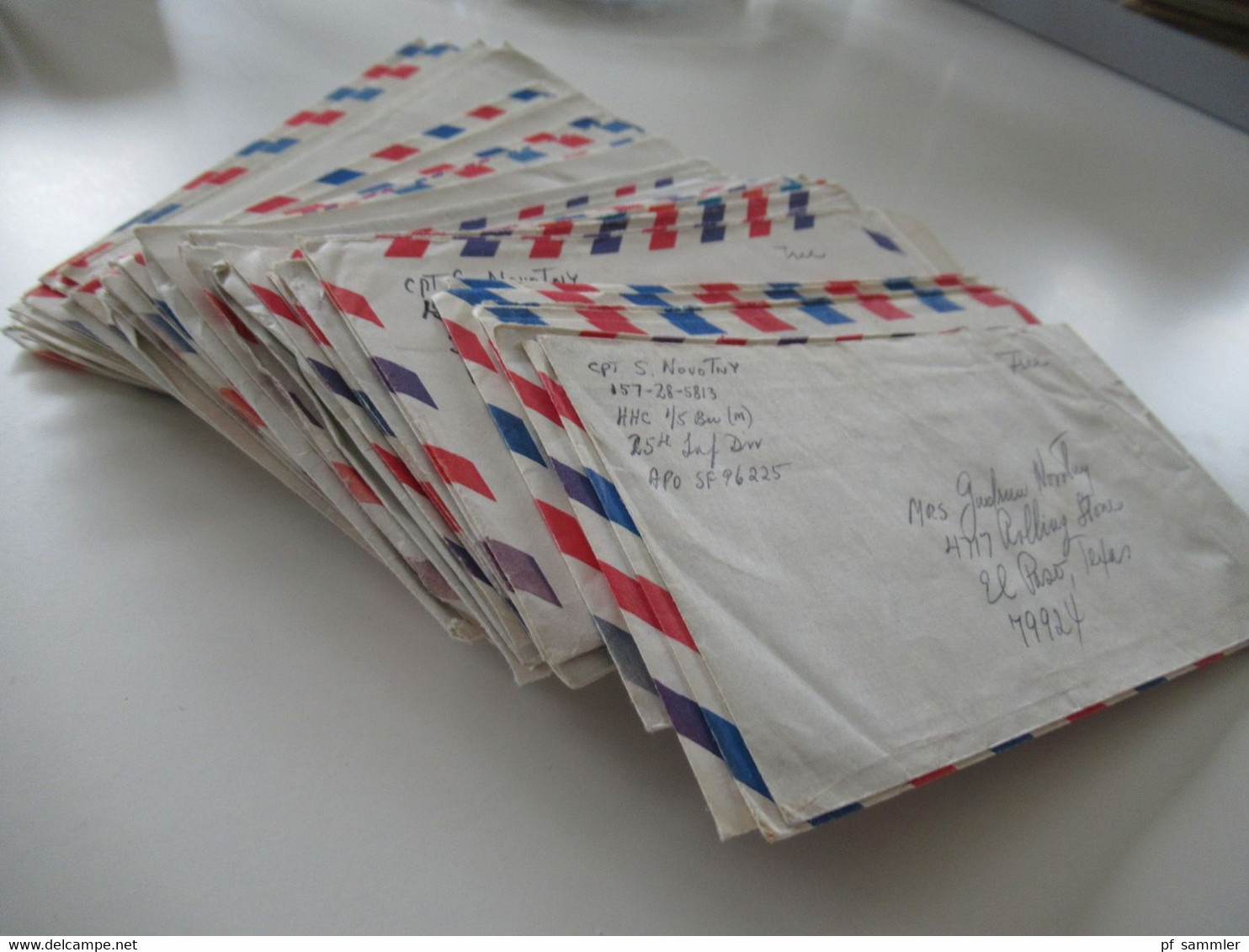 USA Feldpost / Field Post Vietnam War / Vietnam Krieg ?! Insgesamt 70 Belege! APO SF 96225 / 96384 Usw. Captain / Free - Collections (sans Albums)