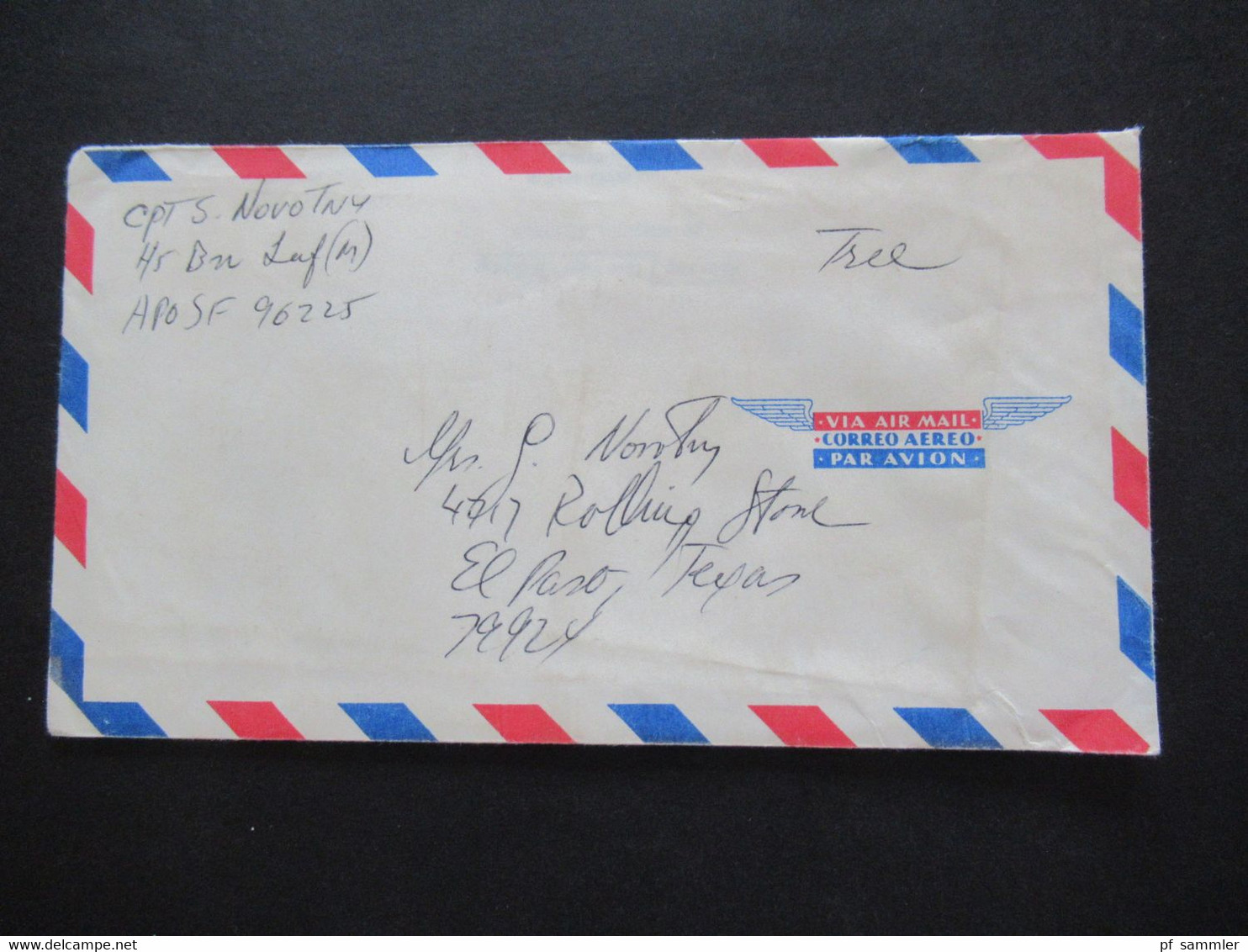 USA Feldpost / Field Post Vietnam War / Vietnam Krieg ?! insgesamt 70 Belege! APO SF 96225 / 96384 usw. Captain / Free