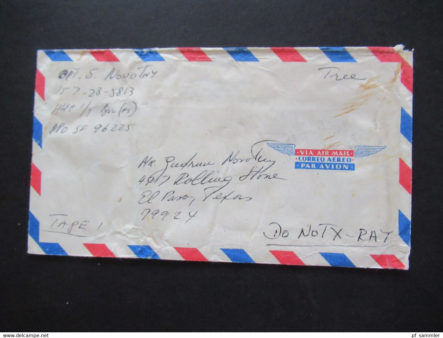 USA Feldpost / Field Post Vietnam War / Vietnam Krieg ?! insgesamt 70 Belege! APO SF 96225 / 96384 usw. Captain / Free