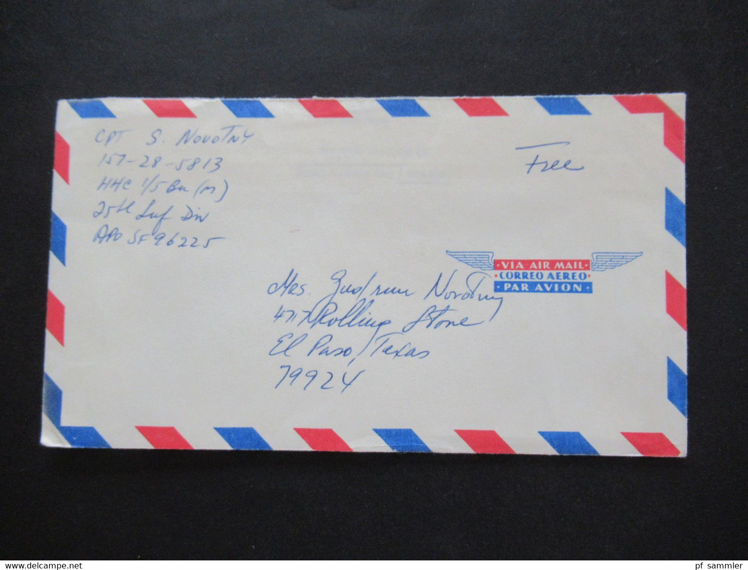 USA Feldpost / Field Post Vietnam War / Vietnam Krieg ?! insgesamt 70 Belege! APO SF 96225 / 96384 usw. Captain / Free