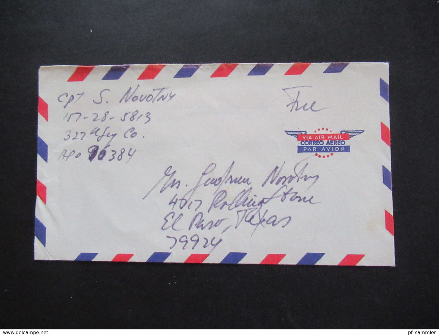 USA Feldpost / Field Post Vietnam War / Vietnam Krieg ?! insgesamt 70 Belege! APO SF 96225 / 96384 usw. Captain / Free