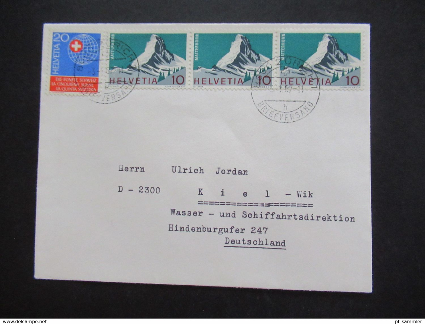 Schweiz 1990er Jahre Auslandsbriefe / A-Post auch Pro Juventute insgesamt 35 Belege / Stöberposten