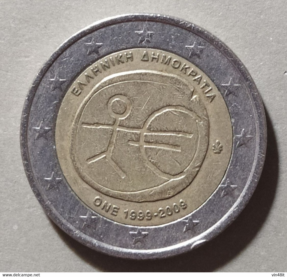 2009 - GRECIA  - MONETA IN EURO (COMMEMORATIVA)  DEL VALORE DI 2,00  EURO - USATA - Griekenland