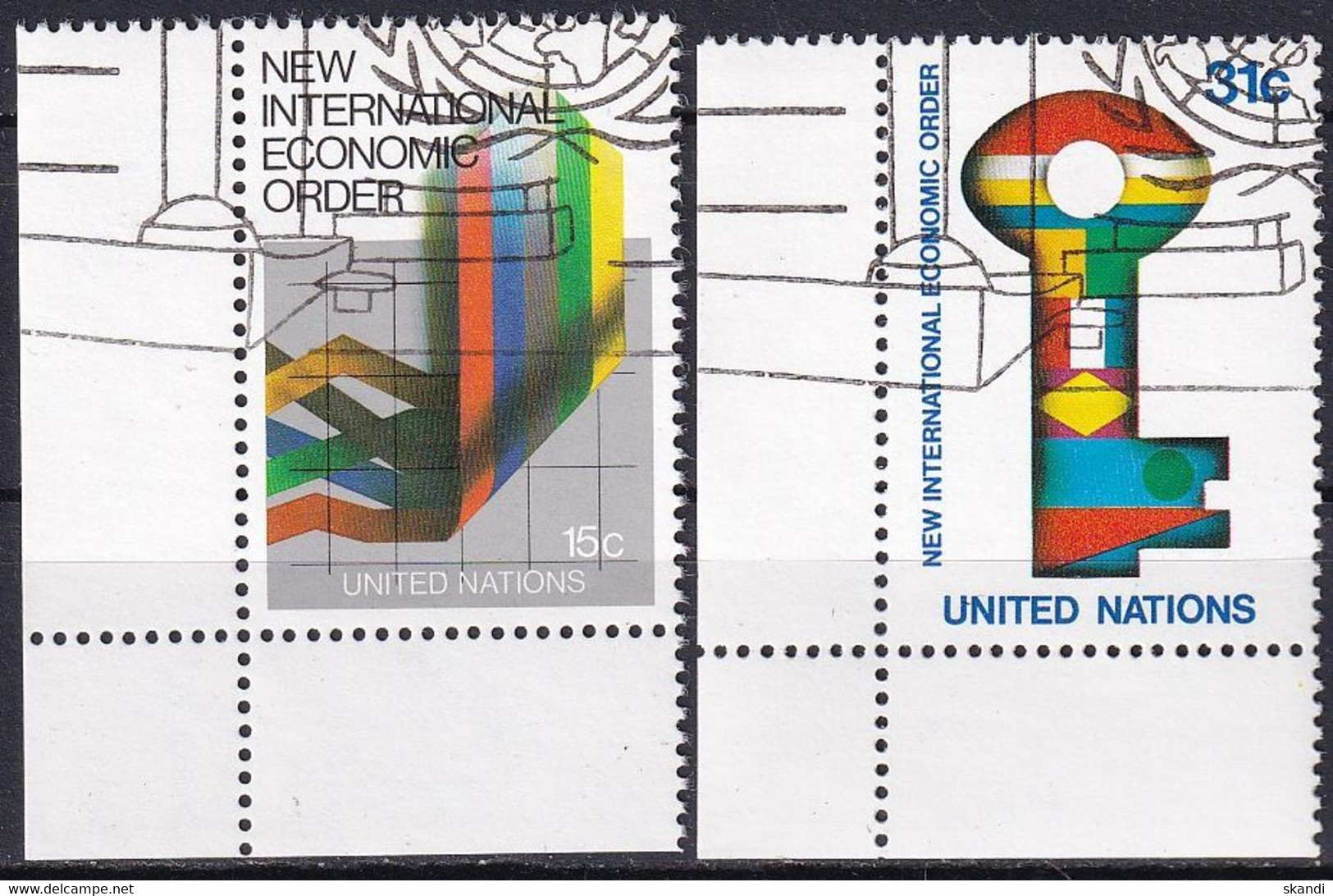 UNO NEW YORK 1980 Mi-Nr. 340/41 O Used - Aus Abo - Gebraucht