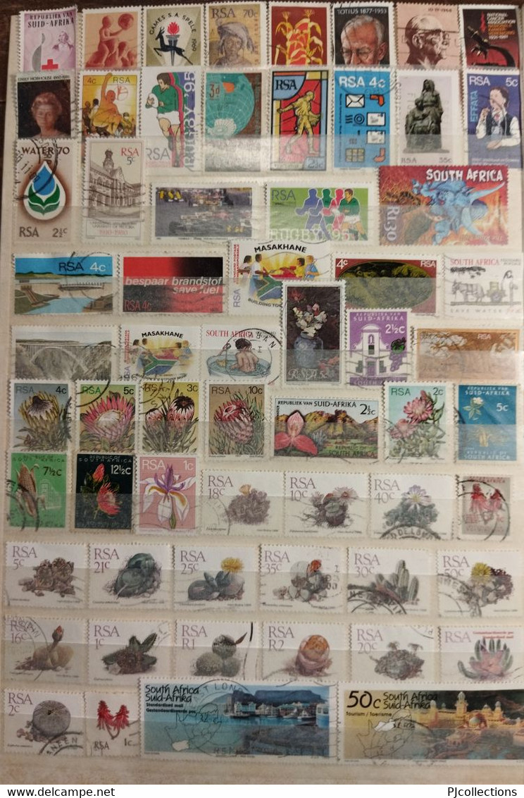 1- SOUTH AFRICA NICE LOT OF OVER 160 USED STAMPS - Collezioni & Lotti