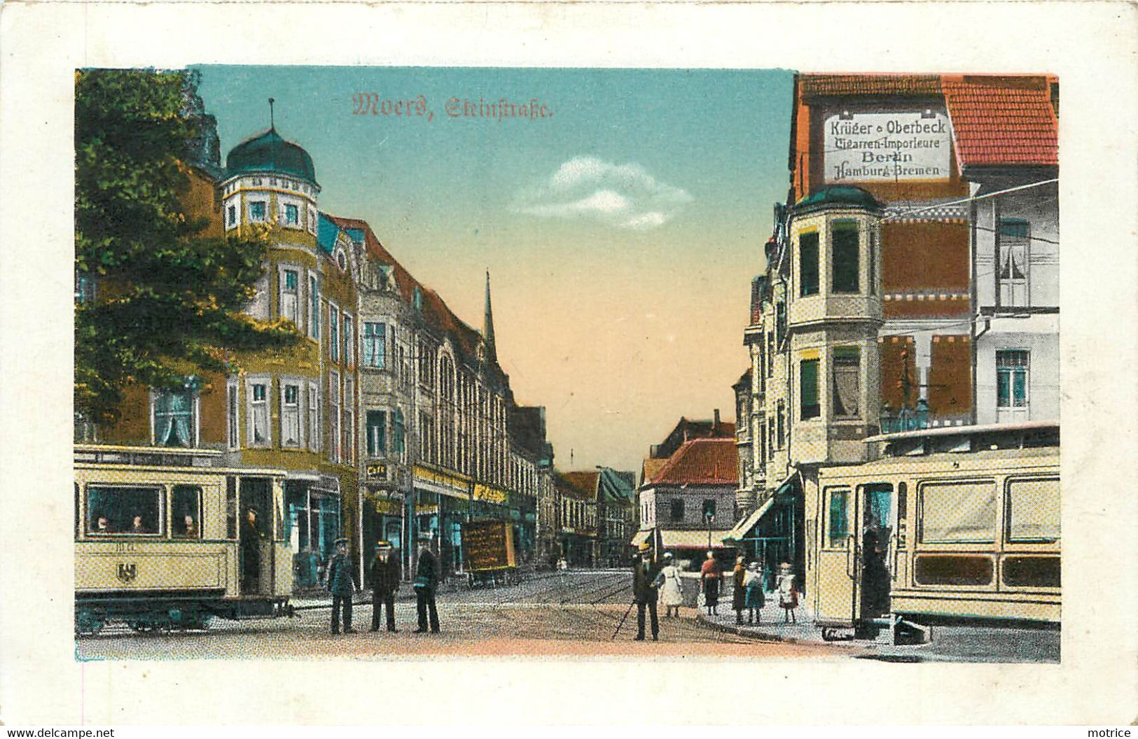 MOERS - Steinstrasse. Tramway. - Mörs