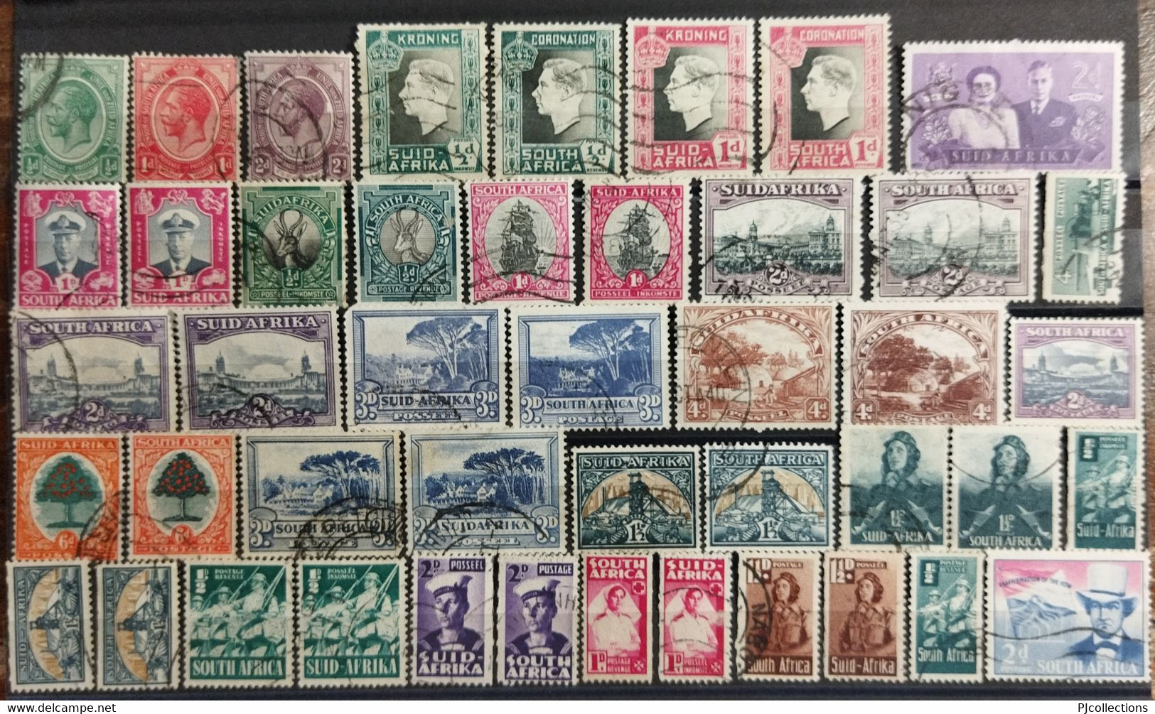 2- SOUTH AFRICA NICE LOT OF 45 USED STAMPS - Verzamelingen & Reeksen