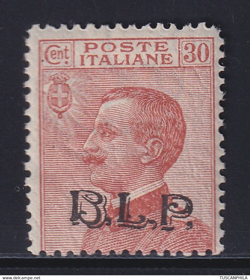 Regno D'Italia 30 C. Bruno Arancio Sass, 17 MH* Cv. 320 - Stamps For Advertising Covers (BLP)