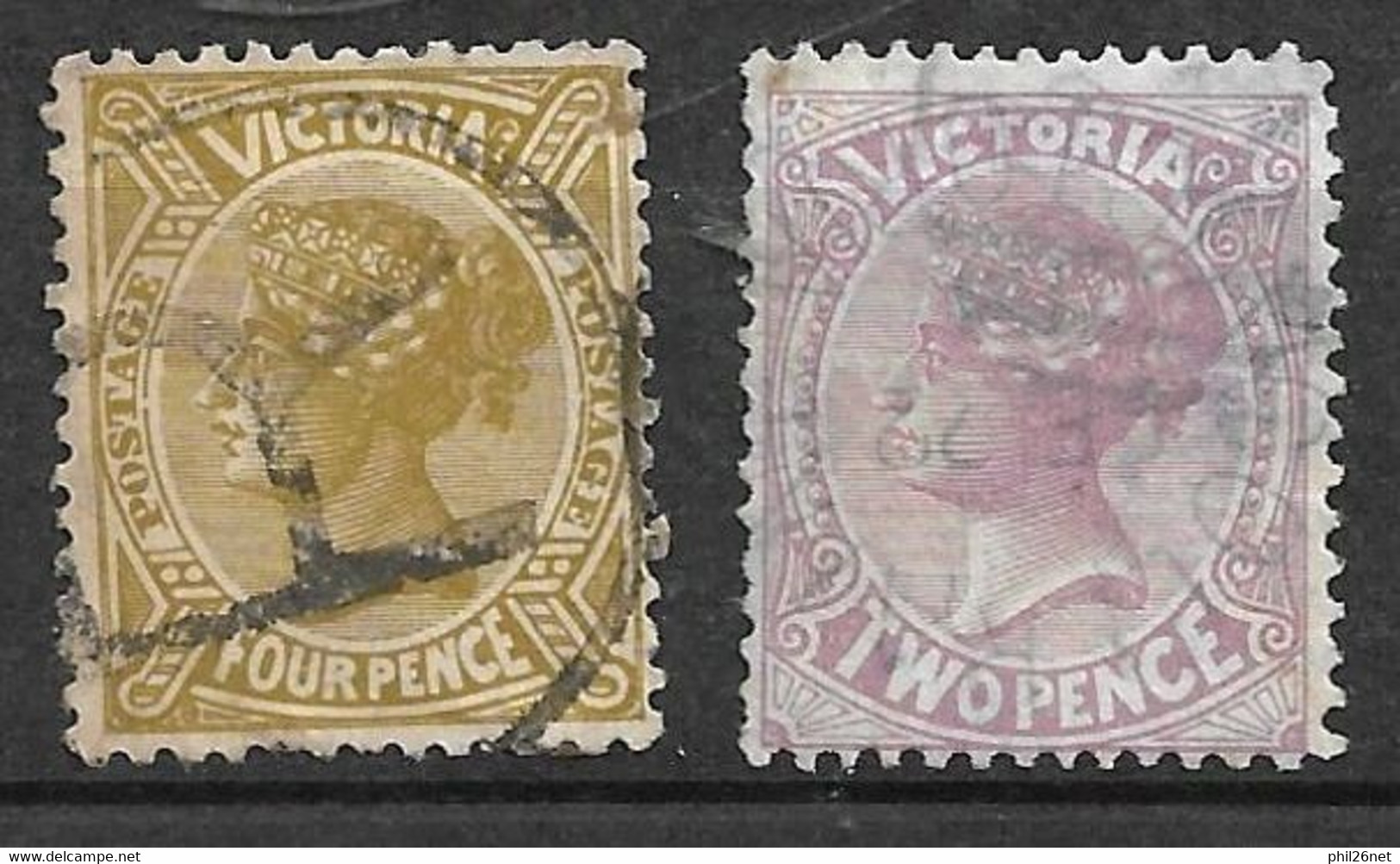 Australie Victoria    N° 119  Et 122           Oblitérés    B / TB     - Gebruikt