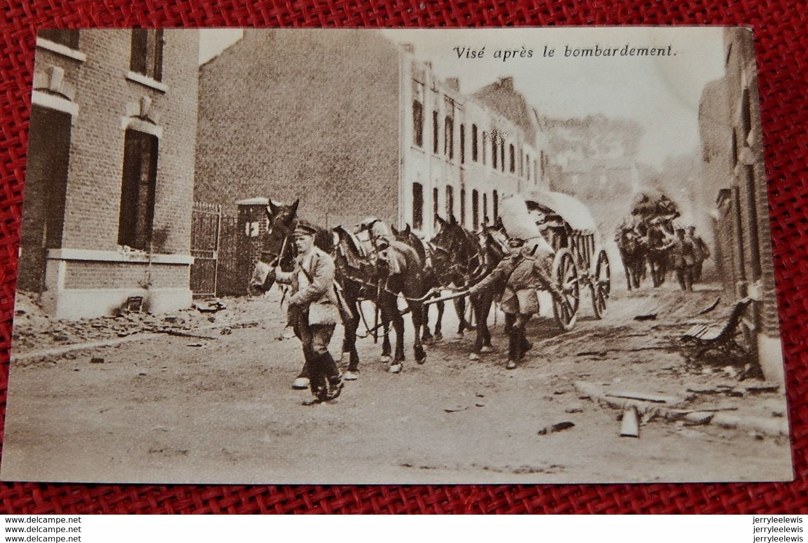 MILITARIA  - VISE   Après Les Bombardements - VISE Na De Bombardementen - Guerra 1914-18