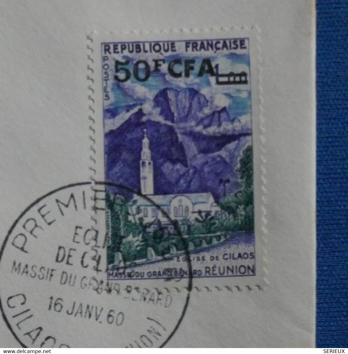 W6 LA REUNION BELLE LETTRE 1965 SAINT DENIS POUR TROYES FRANCE+ AFFRANCHI.INTERESSANT - Briefe U. Dokumente