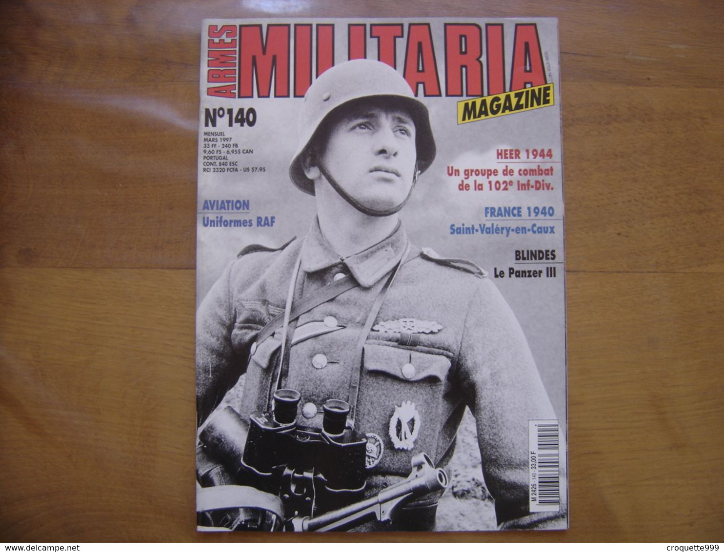 MILITARIA MAGAZINE 140 GUERRE MILITAIRES Sommaire En Photo - Wapens