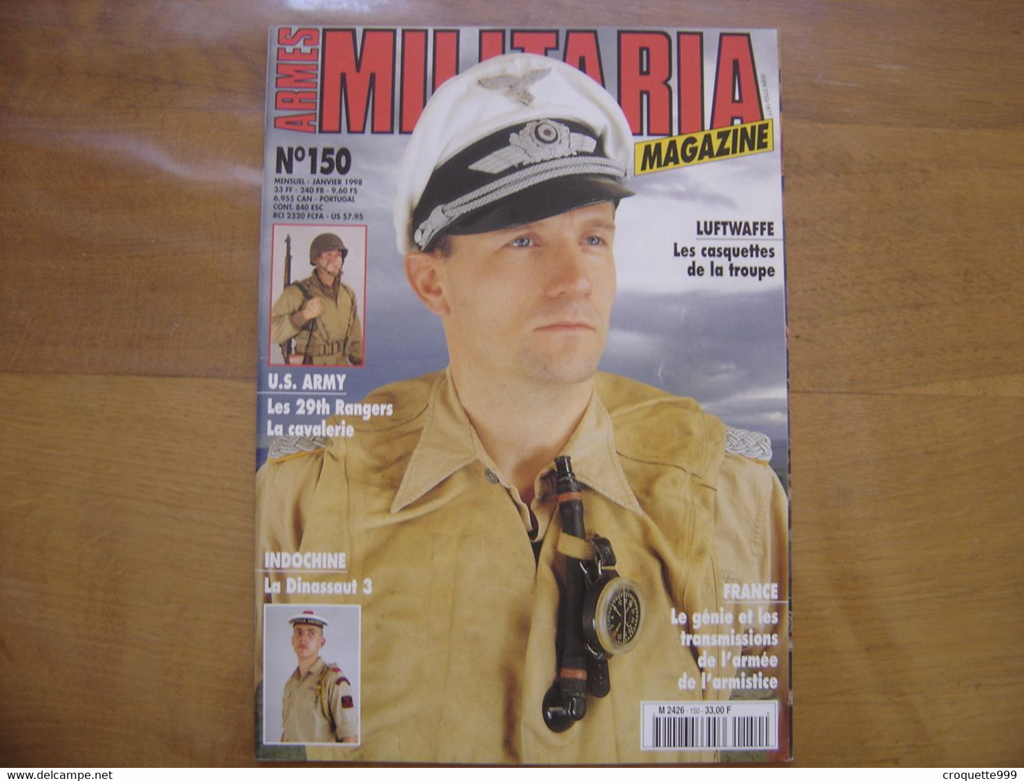 MILITARIA MAGAZINE 150 GUERRE MILITAIRES Sommaire En Photo - Wapens