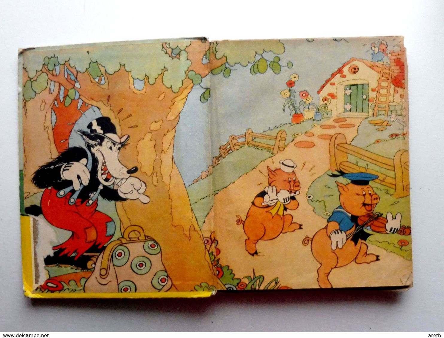 LES TROIS PETITS COCHONS -  WALT DISNEY  - Hachette 1938 - Hachette