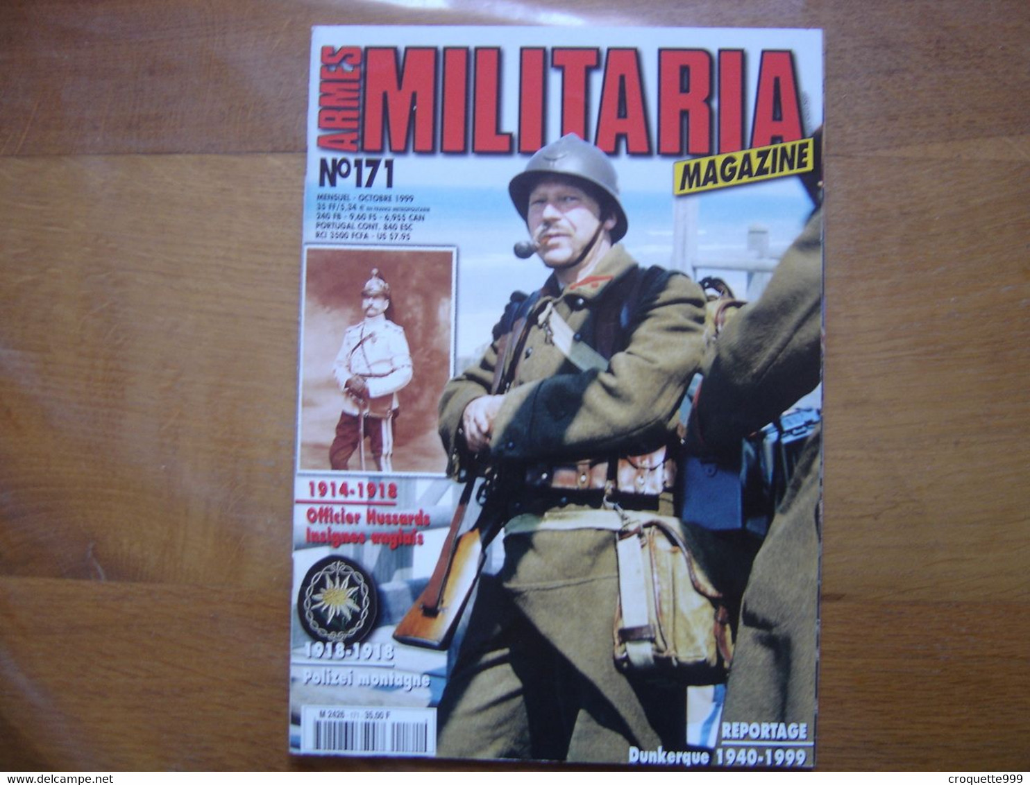 MILITARIA MAGAZINE 171 GUERRE MILITAIRES Sommaire En Photo - Waffen