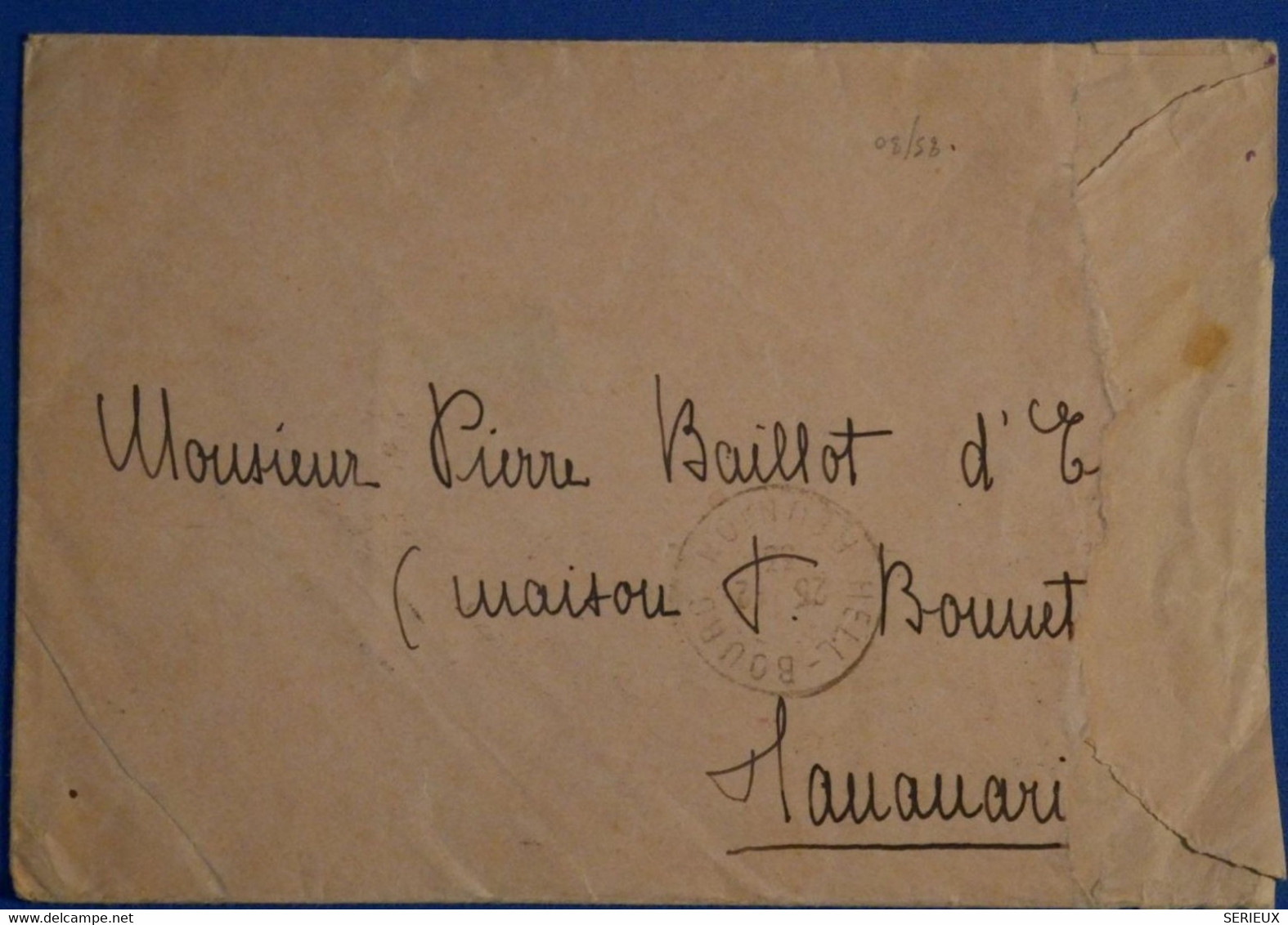 Q8 LA REUNION BELLE LETTRE 1933 MADAGASCAR TANANARIVE + AFFRANCH. INTERESSANT - Storia Postale